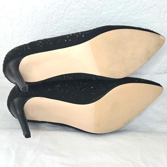 Lauren Lorraine Sarah 2 Woven Textile Sock Pointed Toe Ankle Bootie Size 8 NWOB - Picture 5 of 6